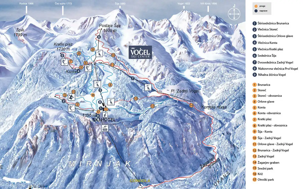 skimapa vogel bohinj 1200